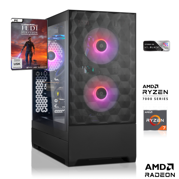 CHW Extreme AMD | AMD Ryzen 7 7800X3D 8x4.00 GHz | 2TB M.2 SSD