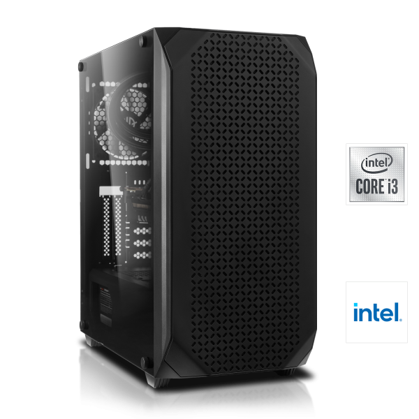 OFFICE PC | Intel Core i3-10100 4x3.60GHz | 16GB DDR4 | Intel UHD Grafik | 512GB M.2 SSD