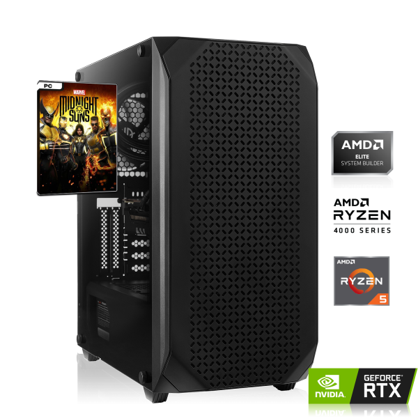 GAMING PC | AMD Ryzen 5 4500 6x3.60GHz | 16GB DDR4 | RTX 3060 8GB | 500GB M.2 SSD
