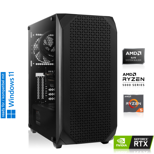 GAMING PC | AMD Ryzen 5 5600X 6x 3.70 GHz | 16GB DDR4 | RTX 3070 Ti 8GB | 240GB M.2 SSD + 1TB HDD