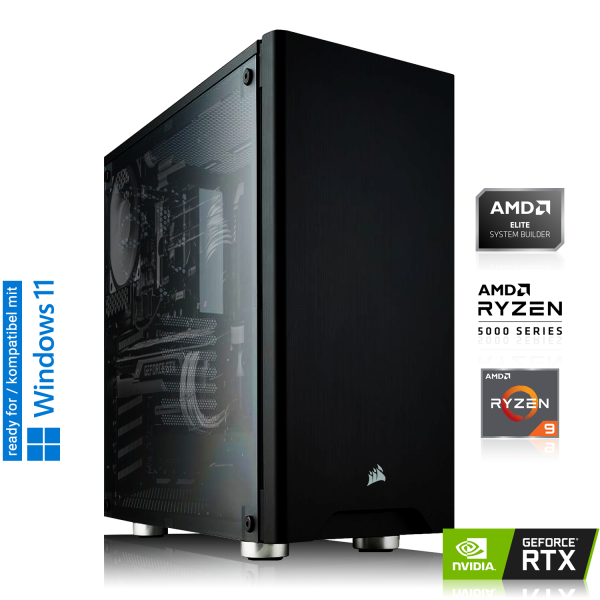 GAMING PC | AMD Ryzen 9 5900X 12x3.70GHz | 16GB DDR4 | RTX 3060 12GB | 500GB SSD M.2 NVMe + 2000GB HDD