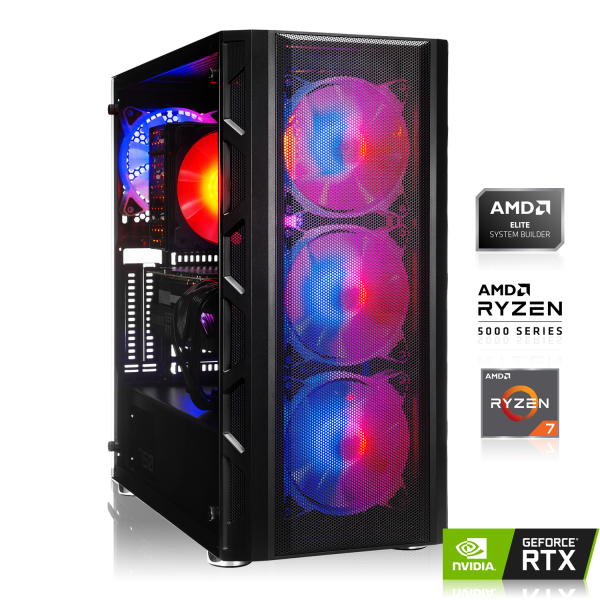 GAMING PC | AMD Ryzen 7 5800X 8x3.80GHz | 16GB DDR4 | RTX 3070 8GB | 500GB M.2 SSD + 2TB HDD
