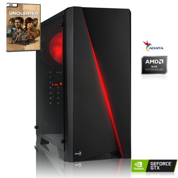GAMING PC | AMD Ryzen 5 4500 6x 3.60GHz | 16GB DDR4 | GTX 1660 6GB | 256 GB M.2 SSD