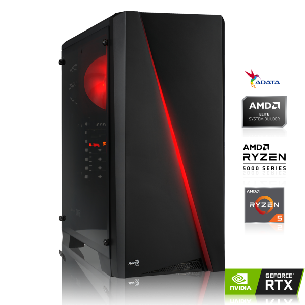 GAMING PC | AMD Ryzen 5 5500 6x3.60GHz | 16GB DDR4 | RTX 3060 Ti 8GB | 512GB M.2 SSD