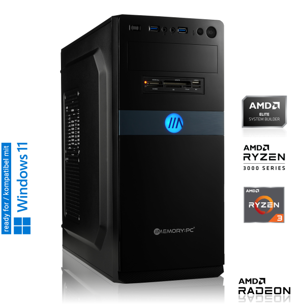 MEMORY PC | AMD Ryzen 3 3200G 4x3.60GHz | 16GB DDR4 | Radeon Graphics | 240GB M.2 SSD + 2TB HDD
