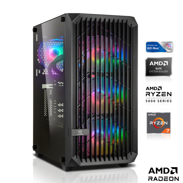 GAMING PC | AMD Ryzen 7 5800X 8x3.8 GHz | 16GB DDR4 | AMD RX 6700 XT 12GB | 1TB M.2 SSD