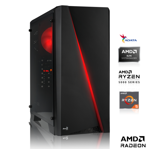 GAMING PC | AMD Ryzen 5 5500 6x3.60GHz | 16GB DDR4 | RX 6700 10GB | 512GB M.2 SSD