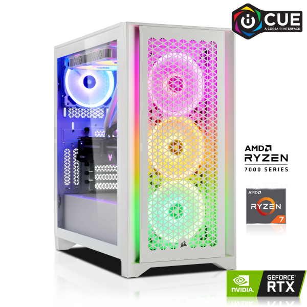 RGB PC iCUE | AMD Ryzen 7 7800X3D 8x4.00GHz | 32GB DDR5 | RTX 4090 24GB DLSS 3 | 1TB M.2 SSD