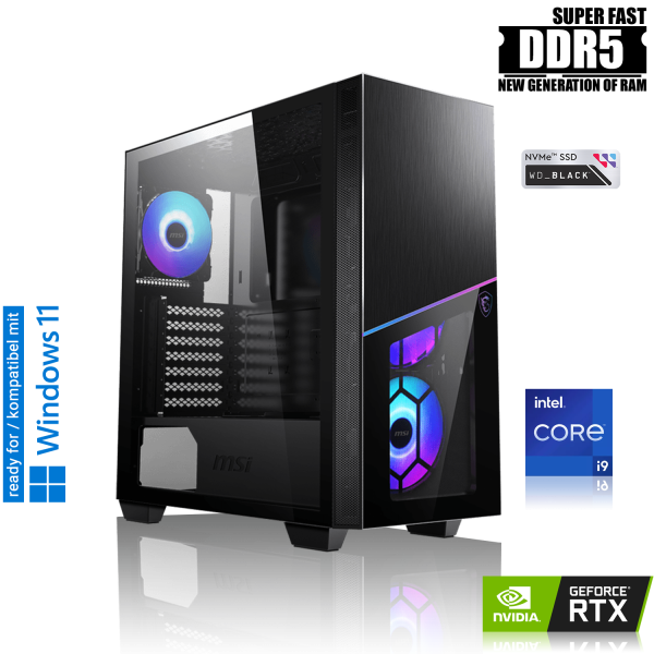 XDREAM GAMING PC | INTEL i9-12900K 16x 3.20GHz | 32GB DDR5 | RTX 3090 Ti 24GB | 1000GB M.2 SSD