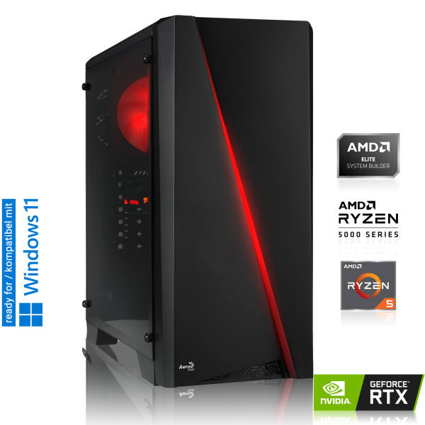 GAMING PC | AMD Ryzen 5 5600X 6x 3.70 GHz | 16GB DDR4 | RTX 3070 8GB | 500GB SSD