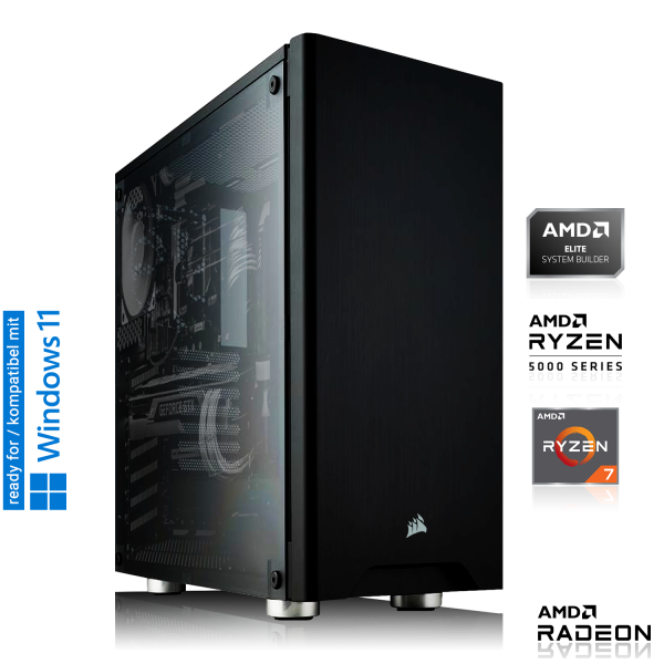 GAMING PC | AMD Ryzen 7 5800X 8x 3.8 GHz | 16GB DDR4 | AMD RX 6800 | 500GB SSD + 1000GB HDD