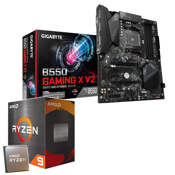 PC Aufrüstkit: GIGABYTE B550 Gaming X - AMD Ryzen 9 5900X 12x 3.70 GHz