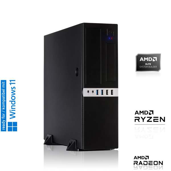 MINI PC AMD Ryzen 5 PRO 4650G 6x3.70GHz | 8GB DDR4 | Radeon Graphics | 120GB M.2 SSD