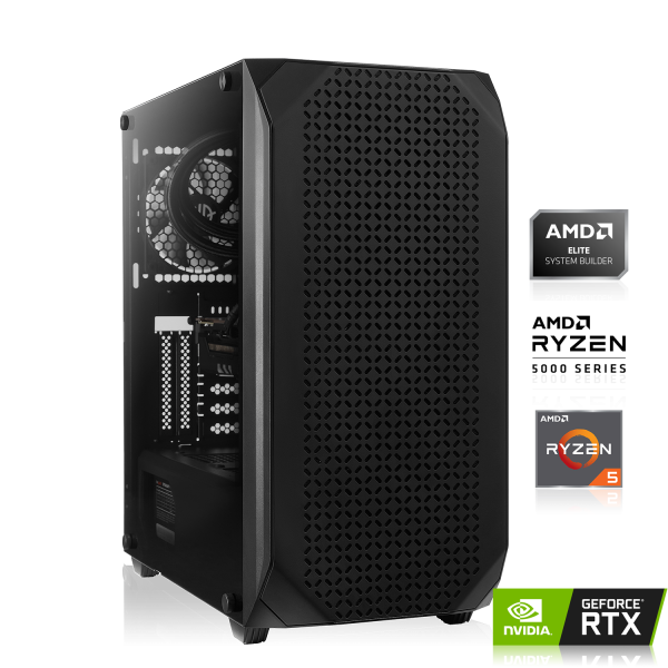 GAMING PC | AMD Ryzen 5 5500 6x3.60GHz | 16GB DDR4 | RTX 3060 12GB | 500GB M.2 SSD
