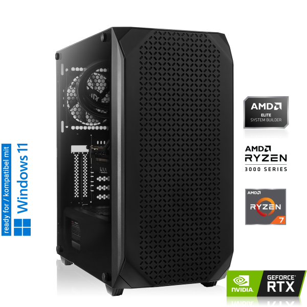 GAMING PC | AMD Ryzen 7 5700X, 8x 3.40GHz | 16GB DDR4 | RTX 3060 Ti 8GB | 500GB M.2 NVMe SSD