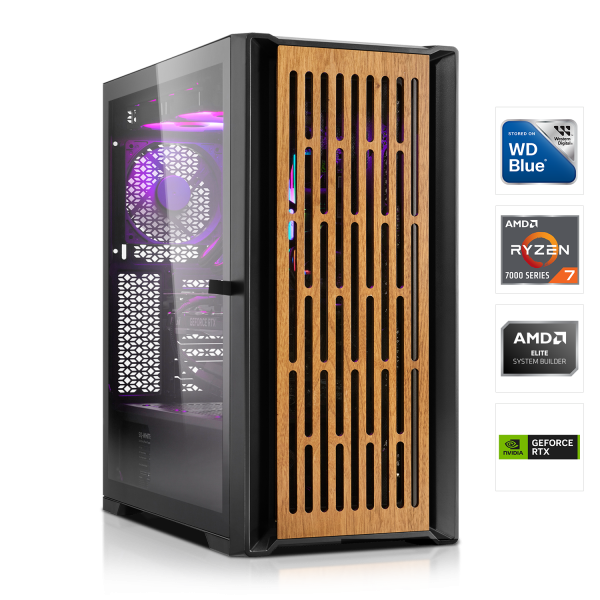HIGH END GAMING PC | AMD Ryzen 7 7700X 8x4.50GHz | 32GB DDR5 | RTX 4070 Ti 12GB DLSS 3 | 1TB M.2 SSD