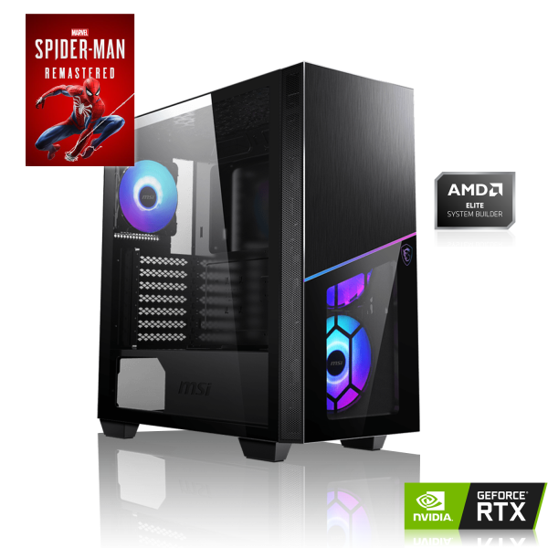 GAMING PC PBM | AMD Ryzen 7 5700X, 8x 3.40GHz | 16GB DDR4 | RTX 3080 10GB | 500GB SSD + 2TB HDD