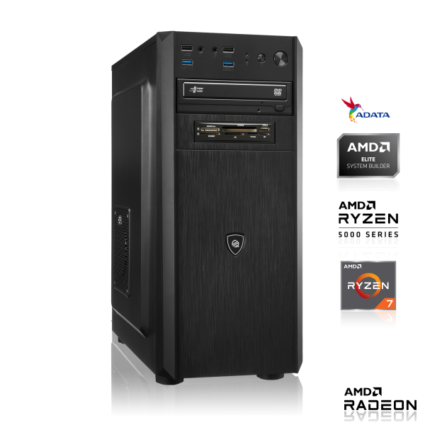 OFFICE PC | AMD Ryzen 7 5700G 8x3.80GHz | 16GB DDR4 | Radeon Graphics | 512GB M.2 SSD
