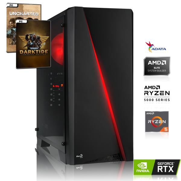 GAMING PC | AMD Ryzen 5 5500 6x3.60 GHz | 16GB DDR4 | RTX 3060 12GB | 512 GB M.2 SSD