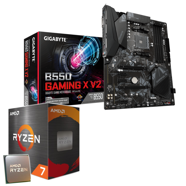 Aufrüst-Kit: GIGABYTE B550 Gaming X - AMD Ryzen 7 5800X 8x 3.8 GHz