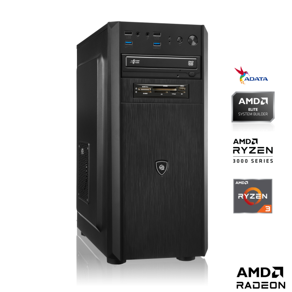 OFFICE PC | AMD Ryzen 3 3200G 4x3.60GHz | 8GB DDR4 | Radeon Graphics | 256GB M.2 SSD