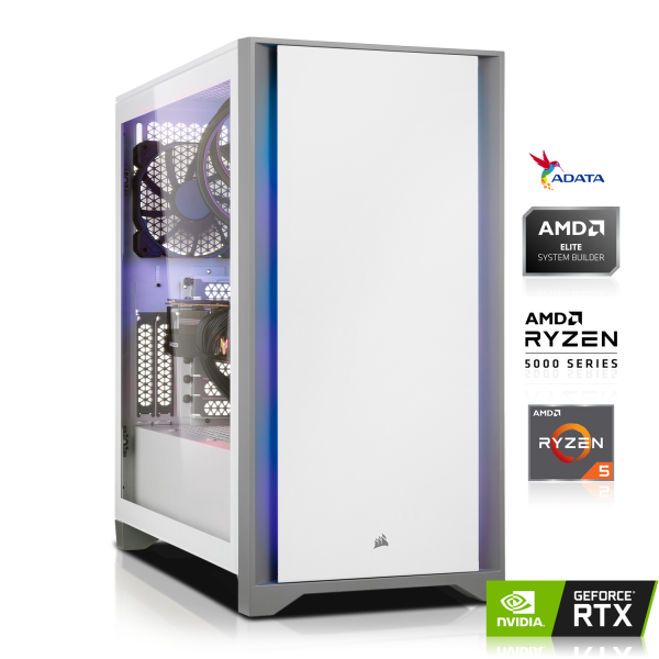 GAMING PC | AMD Ryzen 5 5500 6x3.60GHz | 16GB DDR4 | RTX 3060 Ti 8GB | 512GB M.2 SSD + 1TB HDD