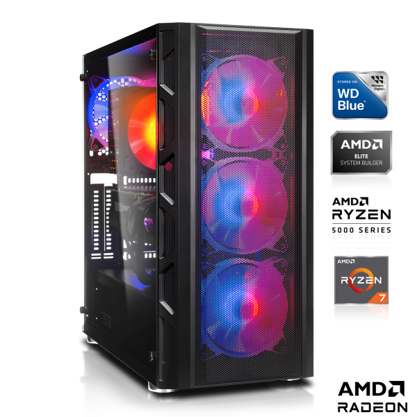 GAMING PC | AMD Ryzen 7 5700X 8x3.40GHz | 16GB DDR4 | RX 6700 XT 12GB | 1TB M.2 SSD