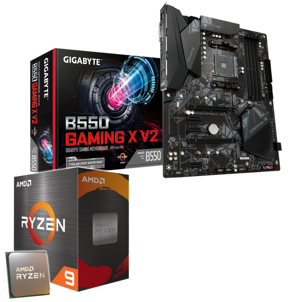 Aufrüst-Kit: Gigabyte B550 Gaming X - AMD Ryzen 9 5900X 12x 3.70 GHz