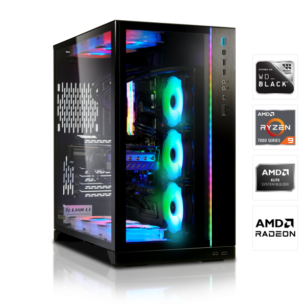 HIGH END GAMING PC | AMD Ryzen 9 7950X3D 16x4.20GHz | 64GB DDR5 | RX 7900 XTX 24GB | 4TB M.2 SSD